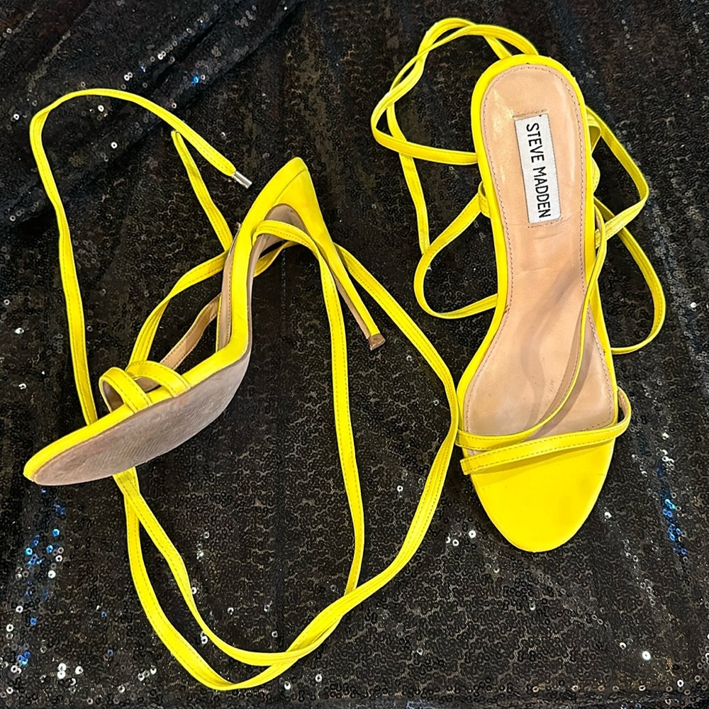 Yellow sandals